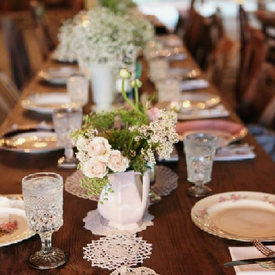 vintage tablesetting